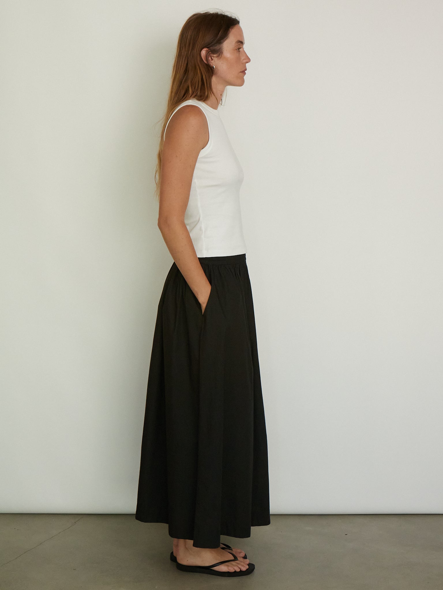 SKALL Dagny Skirt in Black, curated by Shop Sommer in San Francisco.