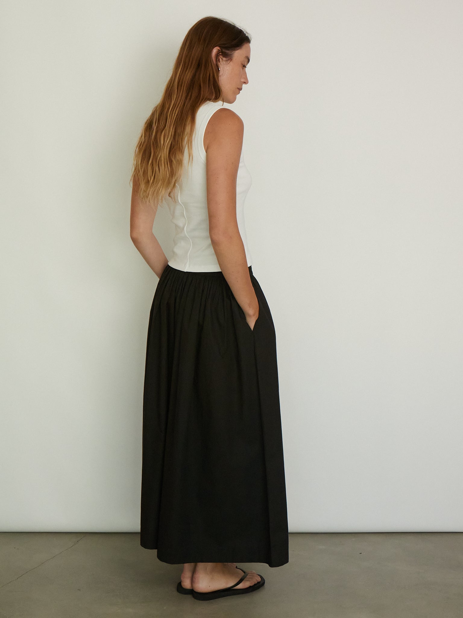 SKALL Dagny Skirt in Black, curated by Shop Sommer in San Francisco.