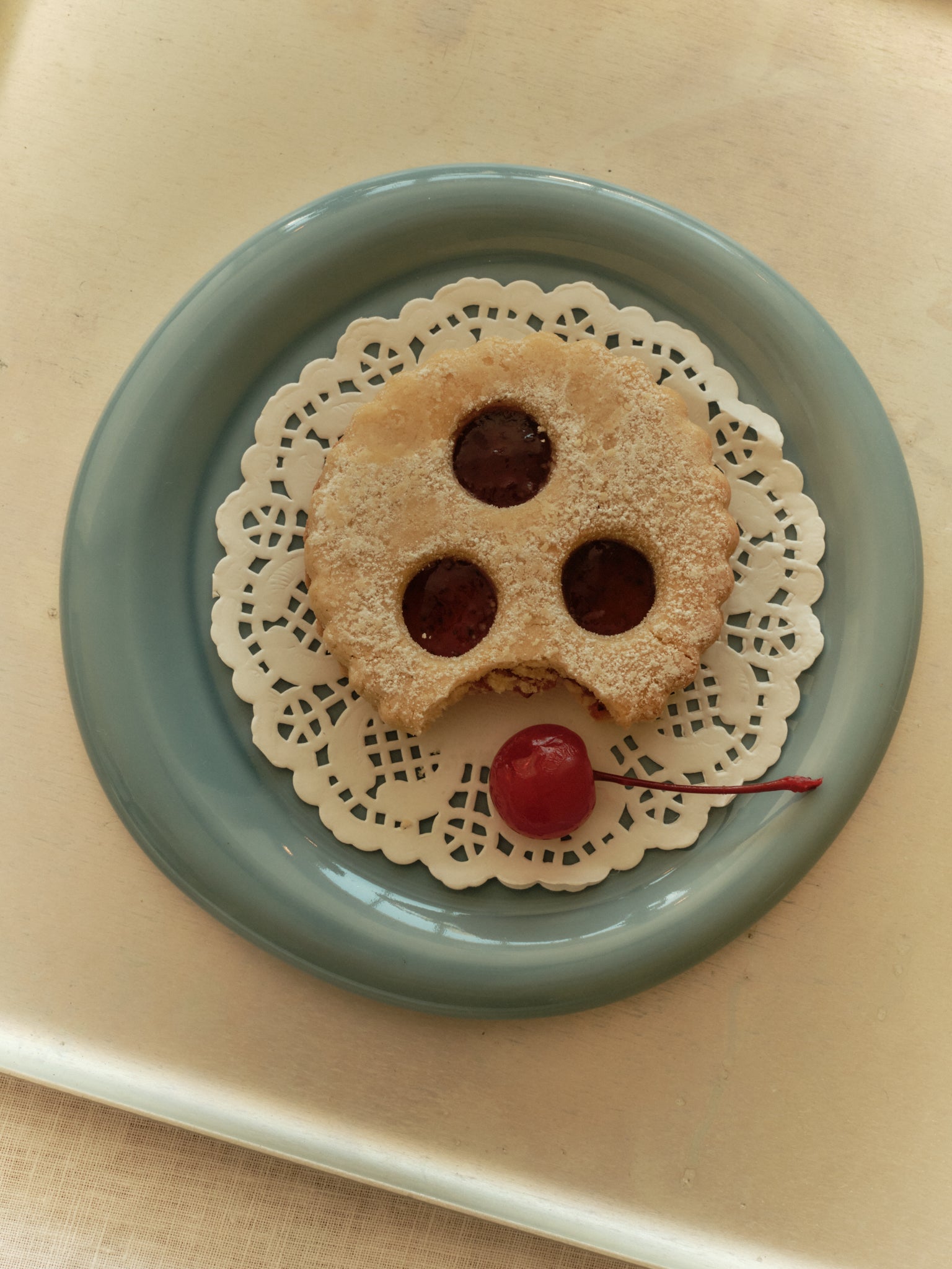 Softedge Snack Plate Cornflower