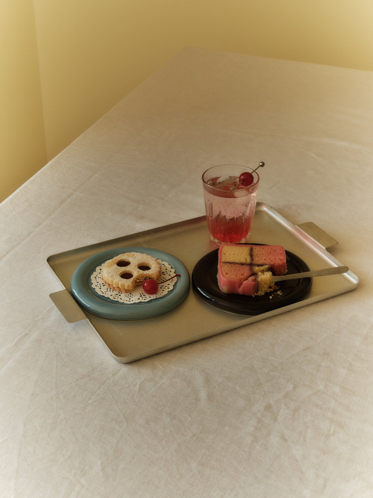 Softedge Snack Plate Cornflower