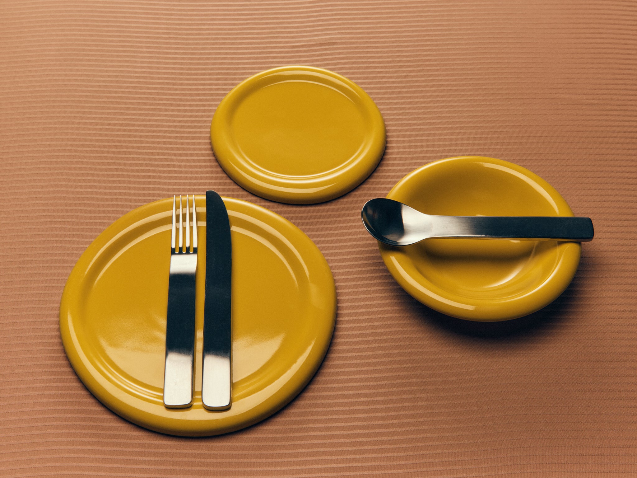 Softedge Snack Plate Mustard