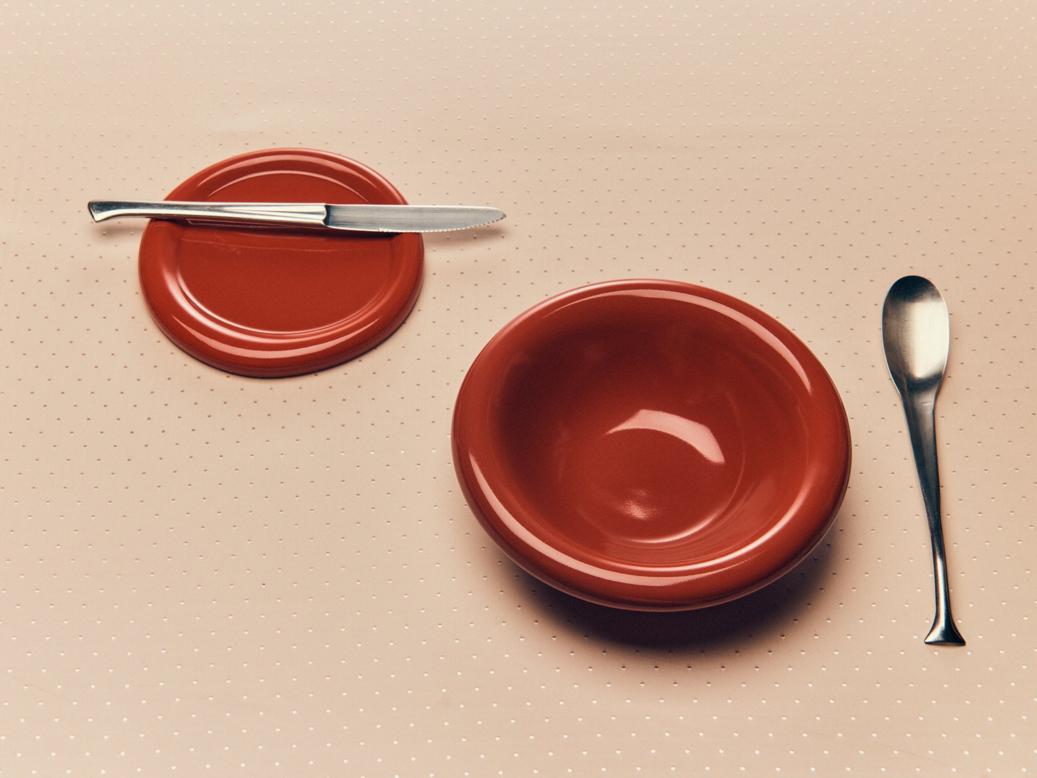 Softedge Snack Plate Tomato