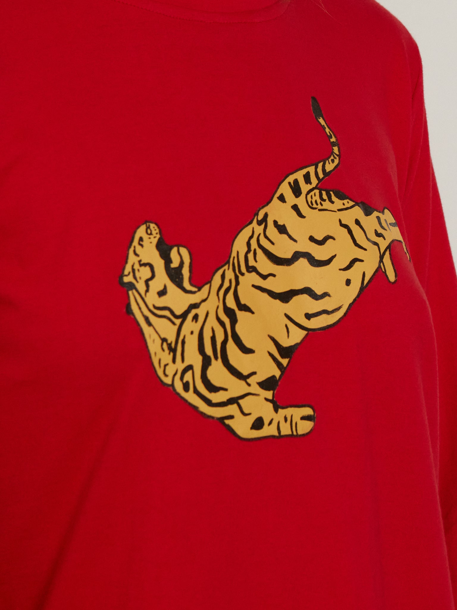 Tigra Tigra Hand Painted Tiger Tee, curated by Shop Sommer in San Francisco.