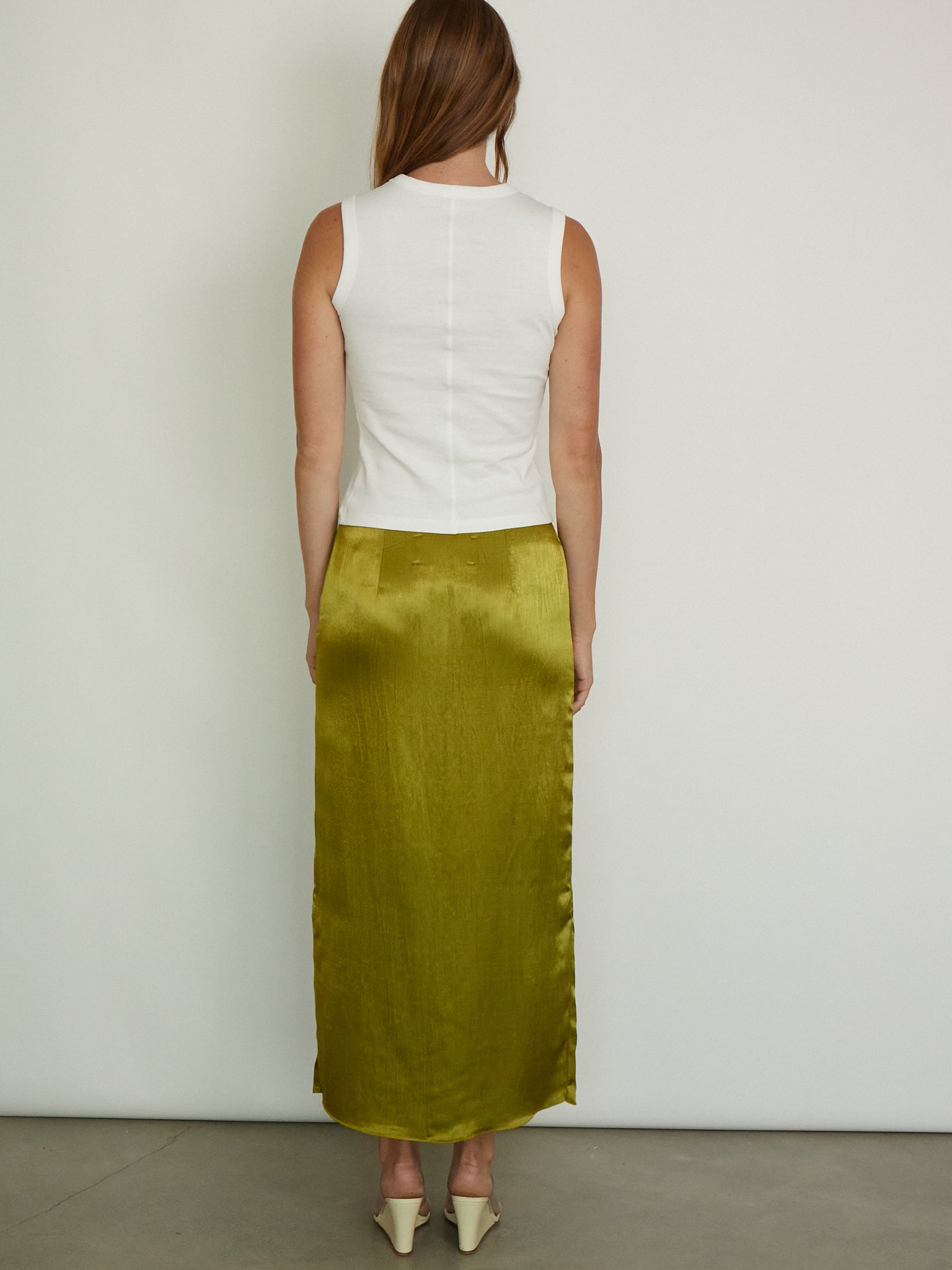 Tigra Tigra Slip Skirt Acid Green, curated by Shop Sommer in San Francisco.
