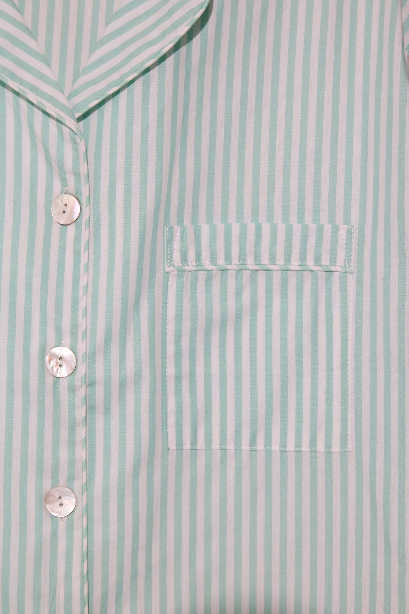 Short Striped Pajama Set