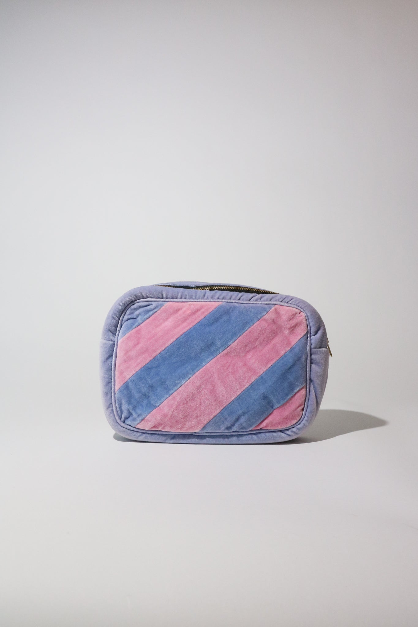 Shop Sommer Ellies & Ivy Velvet Striped Toiletry Case