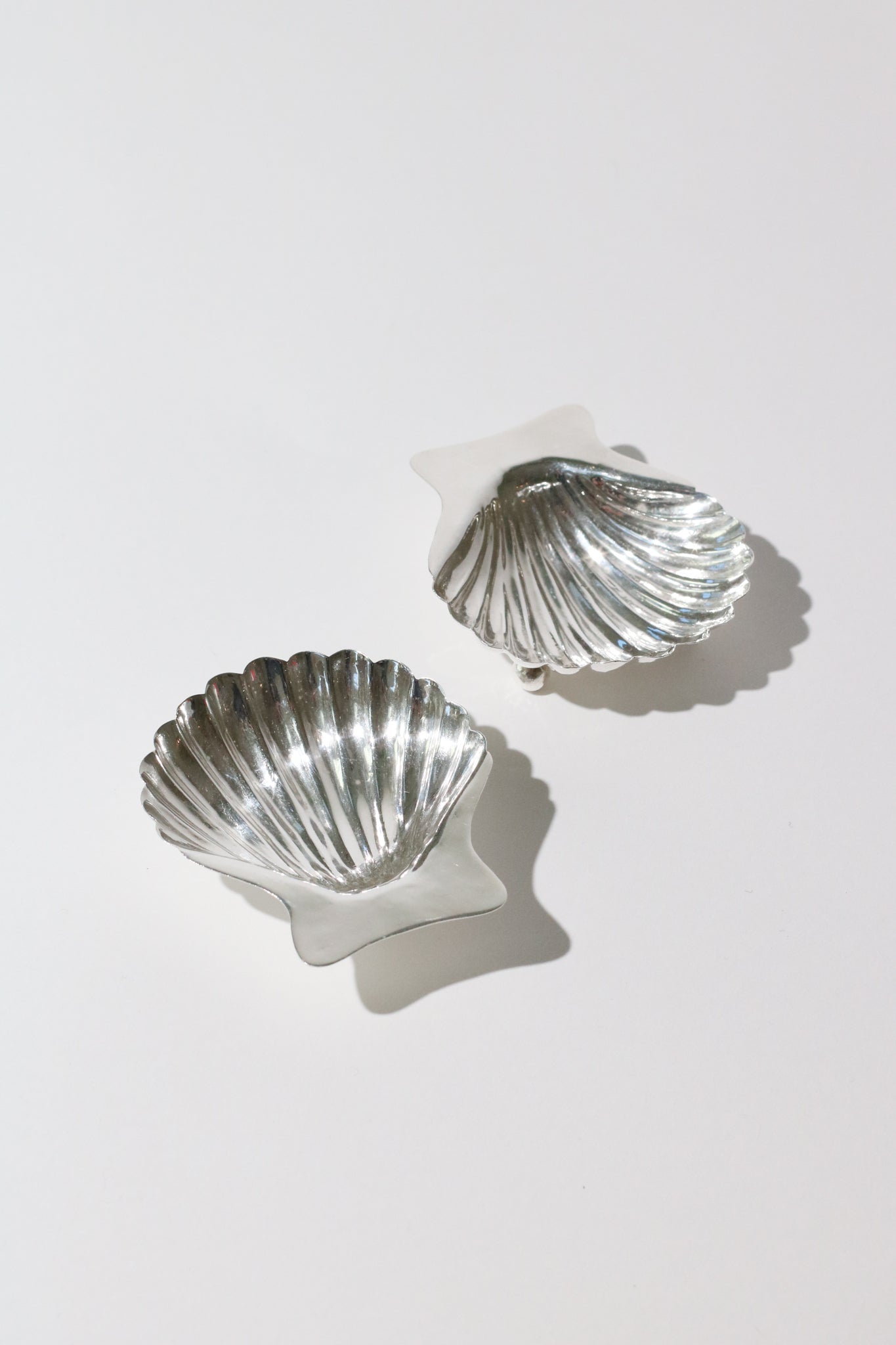 Silver Footed Shell Dish