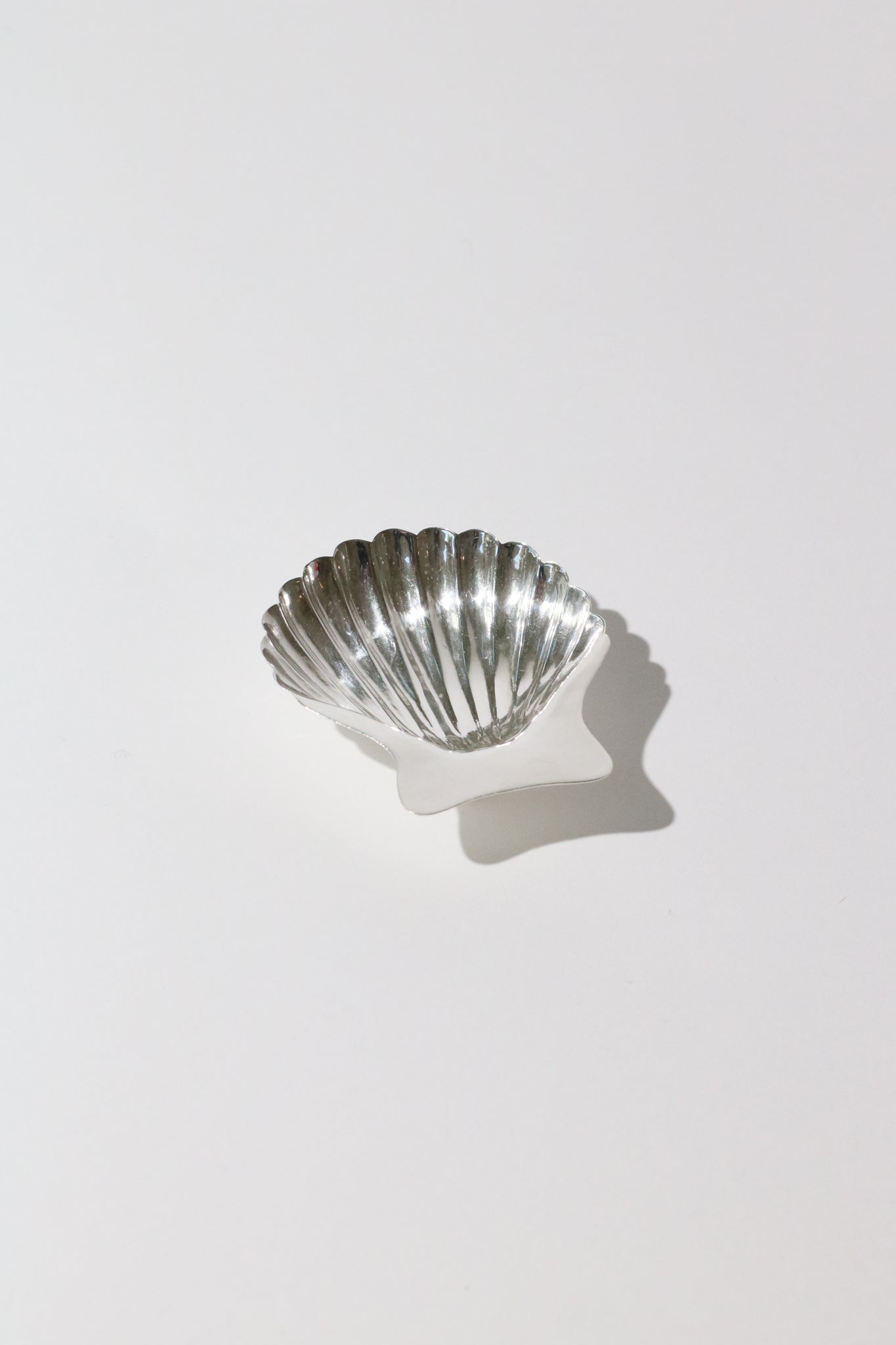 Silver Footed Shell Dish